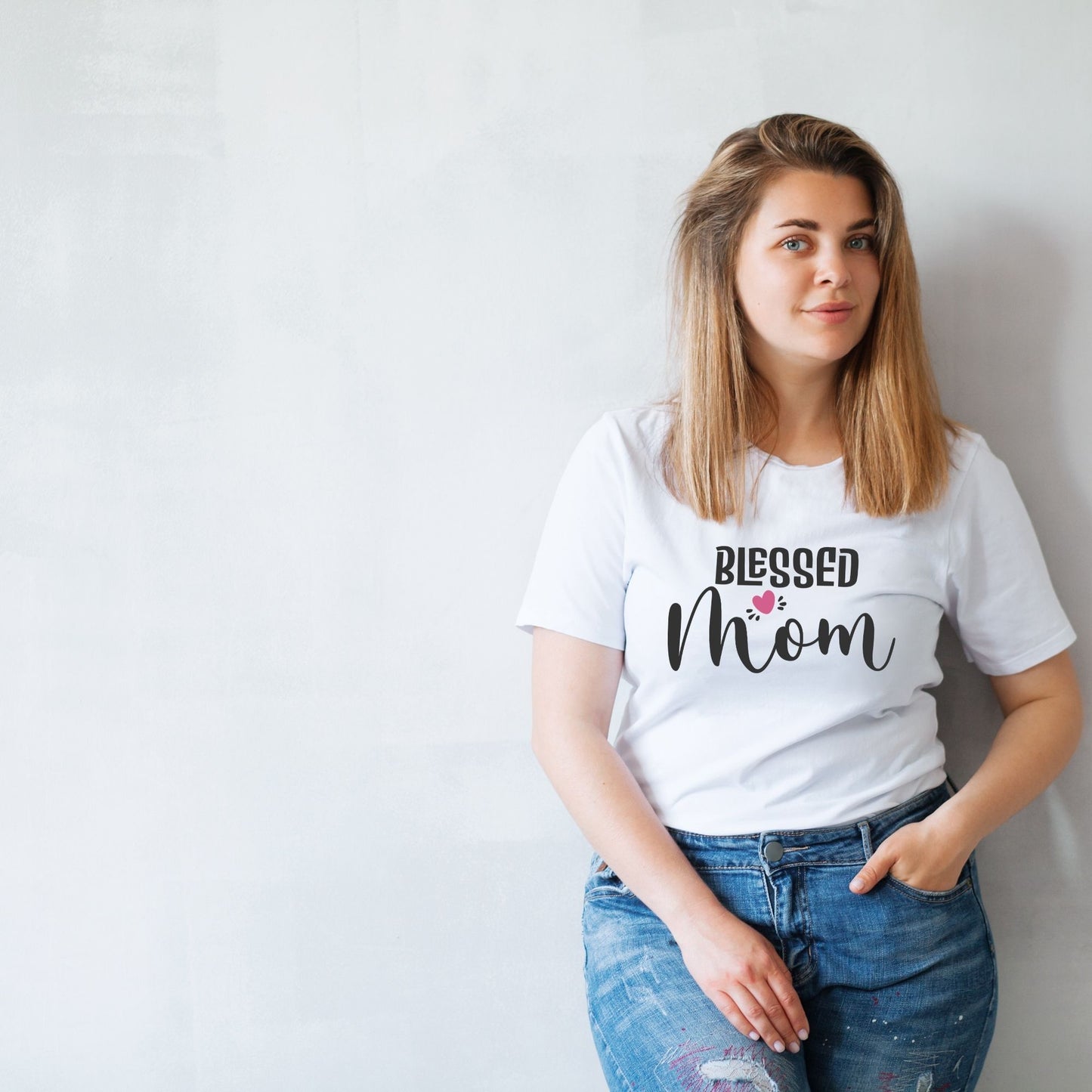 Blessed Mom Organic Cotton T-Shirt : Comfort, Style, and Gratitude Combined