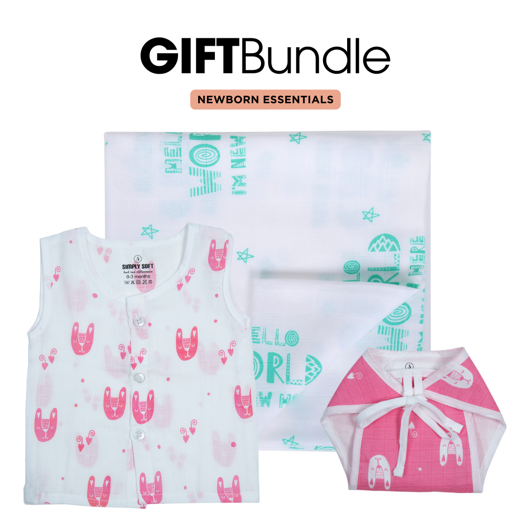 Newborn Swaddle and Jabla Set - Perfect Newborn Essentials -Baby Gift Bundle