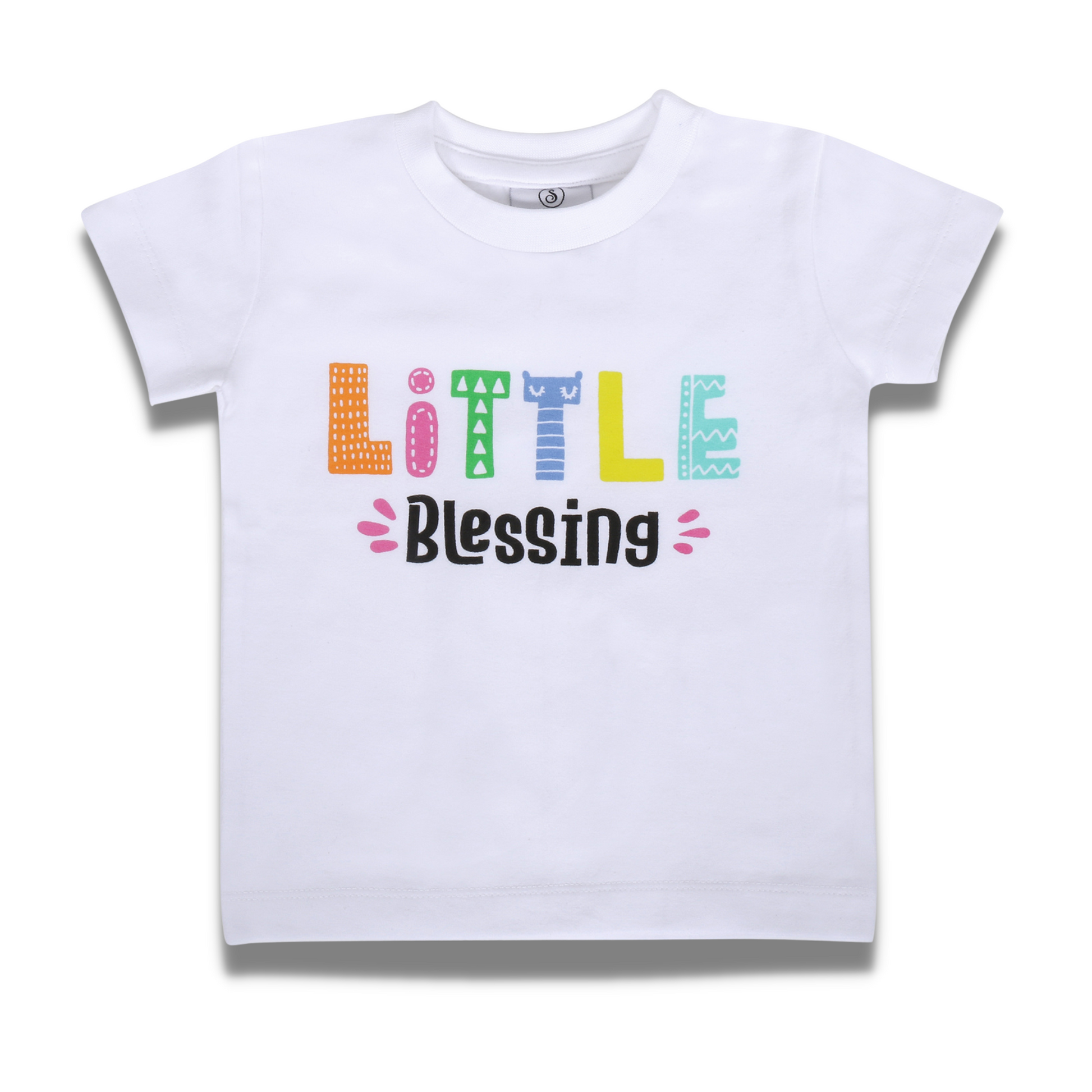 "Little Blessing" Organic Cotton T-Shirt for 6-12 Months