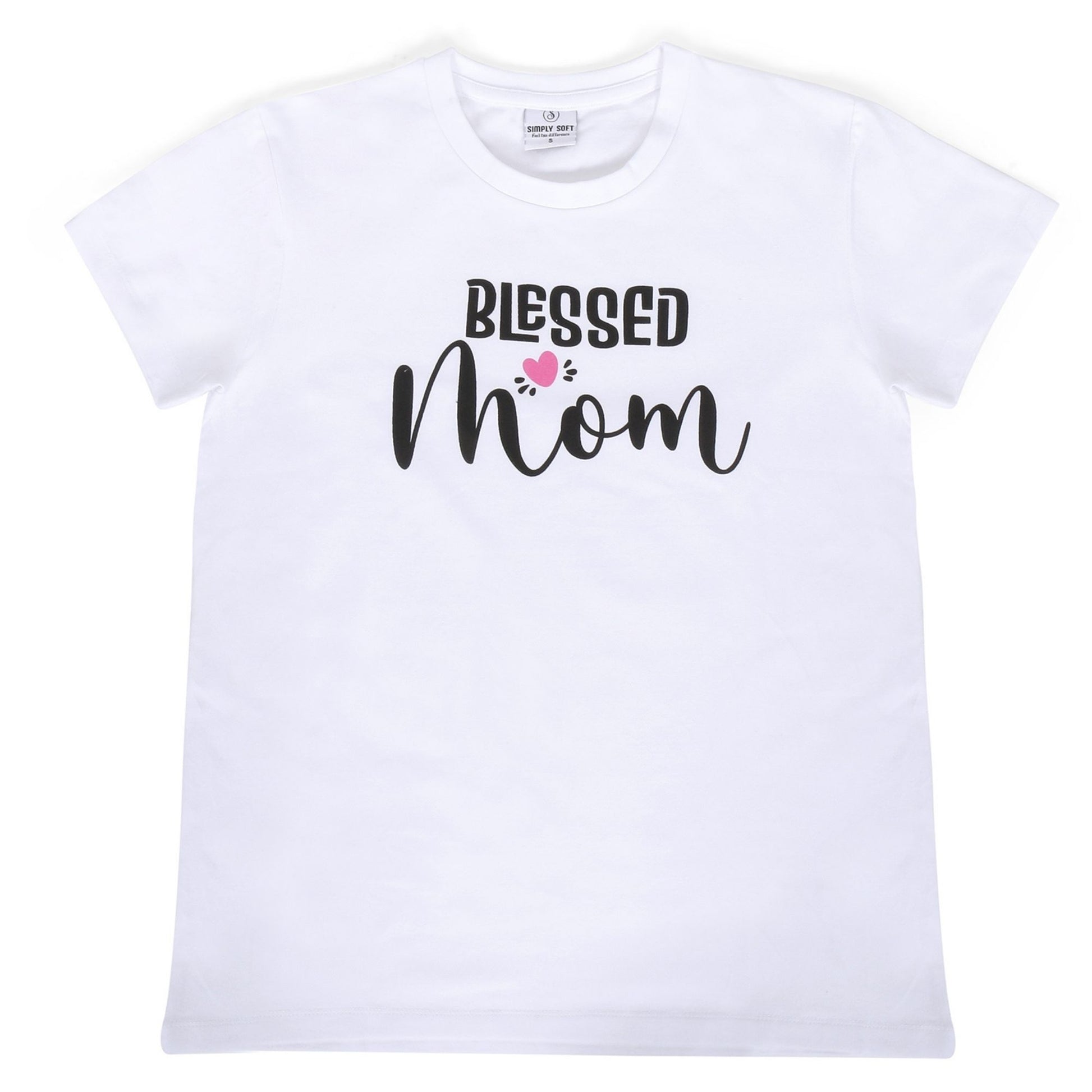 Blessed Mom Organic Cotton T-Shirt : Comfort, Style, and Gratitude Combined