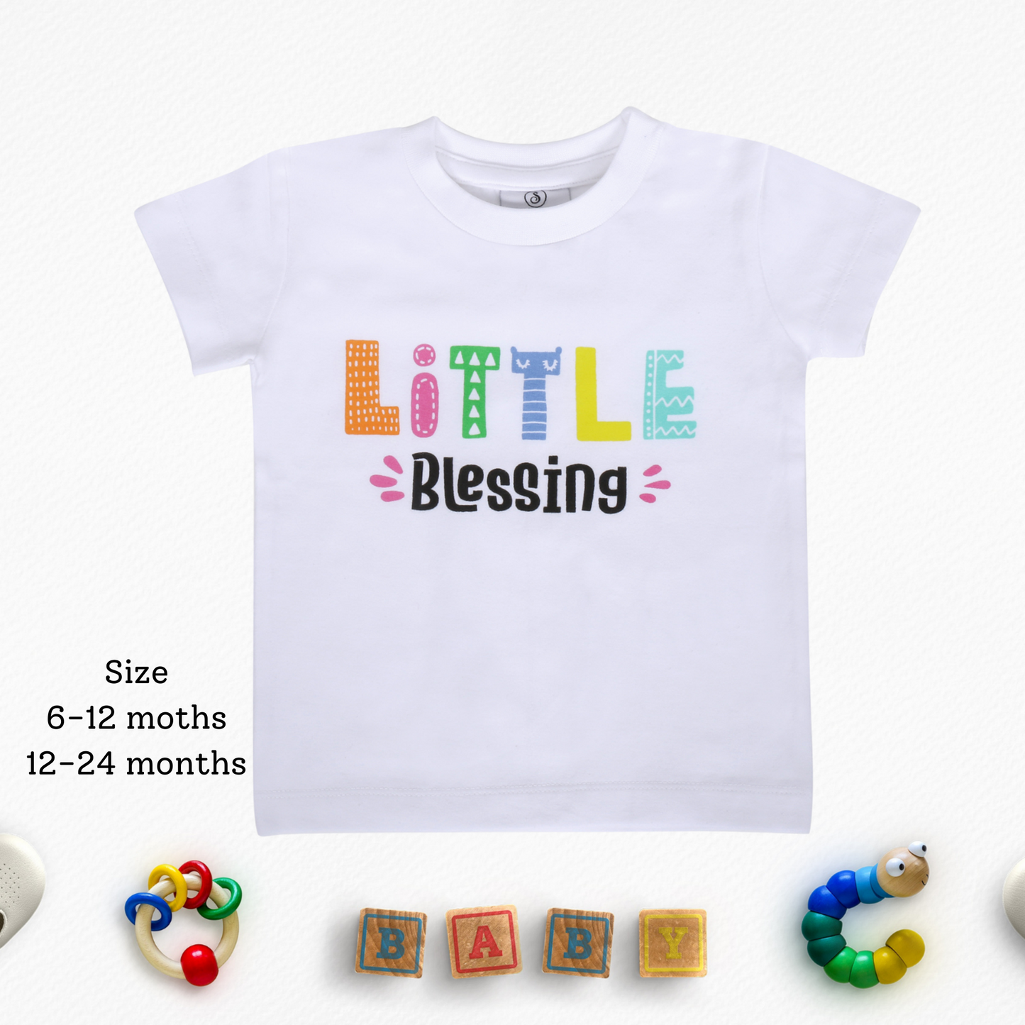 Blessed Mom and Little Blessing Matching T-Shirt Set: Organic Cotton Love for Mom and Baby