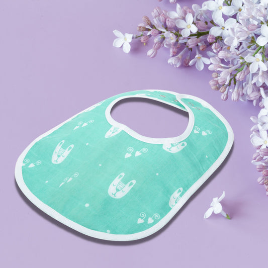 100% Organic Cotton Round Bibs: Stylish and Sustainable Baby Essentials