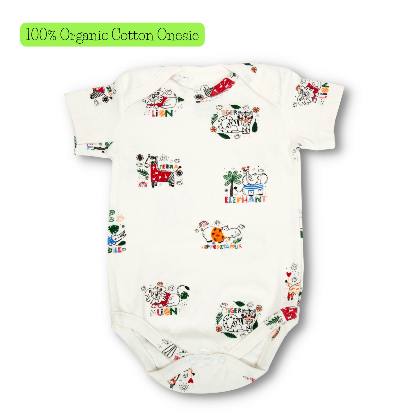 100% Oragnic Cotton Swaddle and Onesie for Baby Boy And Baby Girl