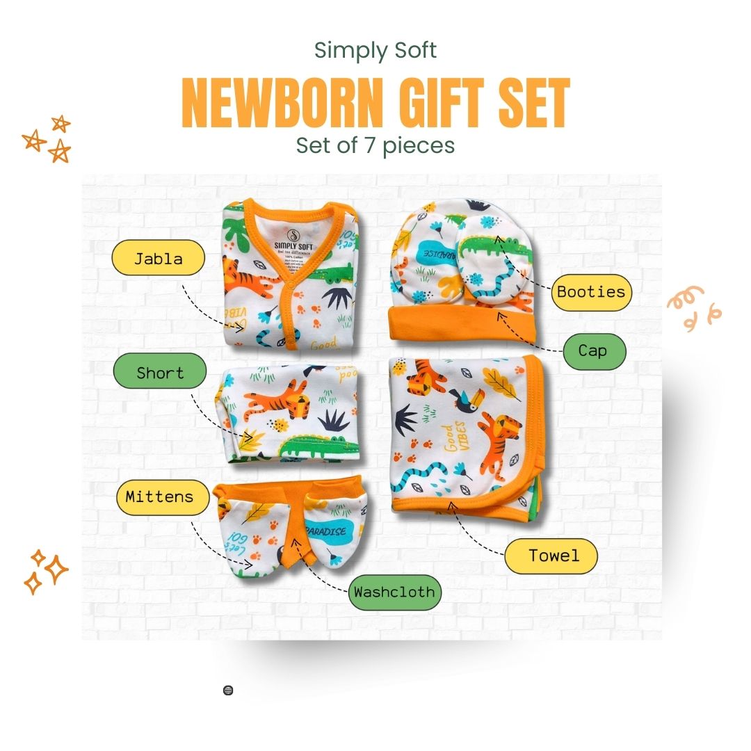 Newborn Baby Gift Set of 7 pieces