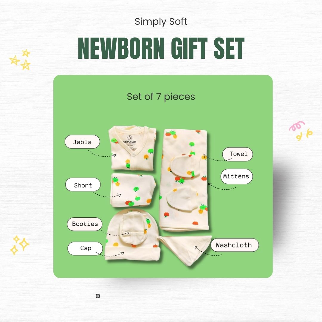 Newborn Baby Gift box of 7 pieces