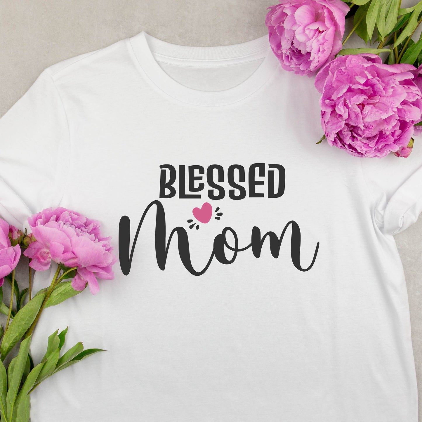 Blessed Mom Organic Cotton T-Shirt : Comfort, Style, and Gratitude Combined